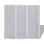Duschwand mit 3 klappbaren Paneelen, 141 x 130 cm von vidaXL, Duschtüren - Ref: Foro24-140785, Preis: 153,05 €, Rabatt: %