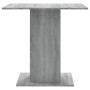 Sonoma Esstisch aus grauem Sperrholz 80x80x75 cm von vidaXL, Küchen- und Esstische - Ref: Foro24-825823, Preis: 66,85 €, Raba...