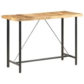 Solid rough mango wood bar table 150x70x107 cm by vidaXL, Kitchen and dining tables - Ref: Foro24-286612, Price: 337,05 €, Di...