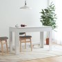 Glänzend weißer Esstisch aus Holzwerkstoff, 120 x 60 x 76 cm von vidaXL, Küchen- und Esstische - Ref: Foro24-800762, Preis: 8...