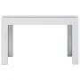 Glossy white engineered wood dining table 120x60x76 cm by vidaXL, Kitchen and dining tables - Ref: Foro24-800762, Price: 81,3...