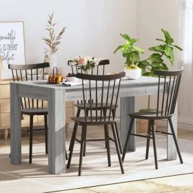 Esstisch aus grauem Sonoma-Sperrholz, 140 x 74,5 x 76 cm von vidaXL, Küchen- und Esstische - Ref: Foro24-815199, Preis: 89,67...