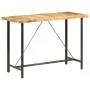 Solid rough mango wood bar table 150x70x107 cm by vidaXL, Kitchen and dining tables - Ref: Foro24-286612, Price: 335,82 €, Di...