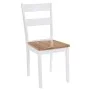 Sillas de comedor 4 unidades madera maciza de caucho blanco de vidaXL, Sillas de comedor - Ref: Foro24-245369, Precio: 242,73...