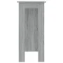 Mesa alta con estante gris Sonoma 102x50x103,5 cm de vidaXL, Mesas de cocina y de comedor - Ref: Foro24-812964, Precio: 67,61...