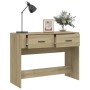 Mesa consola madera contrachapada roble Sonoma 100x39x75 cm de vidaXL, Mesas - Ref: Foro24-816779, Precio: 67,38 €, Descuento: %