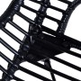 Esszimmerstühle 2 Einheiten aus schwarzem Naturrattan von vidaXL, Essstühle - Ref: Foro24-246807, Preis: 171,95 €, Rabatt: %