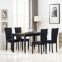 Esszimmerstühle 4 Einheiten aus schwarzem Samt von vidaXL, Essstühle - Ref: Foro24-246487, Preis: 352,41 €, Rabatt: %
