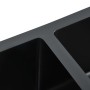 Handmade kitchen sink black stainless steel by vidaXL, Sinks - Ref: Foro24-145085, Price: 175,46 €, Discount: %