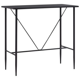 Schwarzer MDF-Küchenhochtisch 120x60x110 cm von vidaXL, Küchen- und Esstische - Ref: Foro24-281546, Preis: 122,13 €, Rabatt: %