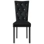 Dining chairs 4 units black velvet by vidaXL, dining chairs - Ref: Foro24-246487, Price: 343,68 €, Discount: %