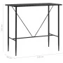 Schwarzer MDF-Küchenhochtisch 120x60x110 cm von vidaXL, Küchen- und Esstische - Ref: Foro24-281546, Preis: 120,33 €, Rabatt: %