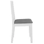 Esszimmerstühle mit weißen Massivholzkissen, 2 Einheiten von vidaXL, Essstühle - Ref: Foro24-247636, Preis: 118,19 €, Rabatt: %