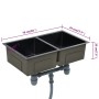 Handgefertigte Küchenspüle aus schwarzem Edelstahl von vidaXL, Sinkt - Ref: Foro24-145085, Preis: 175,46 €, Rabatt: %