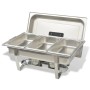 3-teiliges Buffet-Essenswärmer-Set aus Edelstahl von vidaXL, Wilderer - Ref: Foro24-50529, Preis: 203,07 €, Rabatt: %