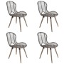 Esszimmerstühle 4 Einheiten naturbraunes Rattan von vidaXL, Essstühle - Ref: Foro24-246854, Preis: 277,05 €, Rabatt: %