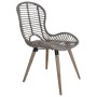 Esszimmerstühle 4 Einheiten naturbraunes Rattan von vidaXL, Essstühle - Ref: Foro24-246854, Preis: 277,05 €, Rabatt: %