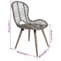 Esszimmerstühle 4 Einheiten naturbraunes Rattan von vidaXL, Essstühle - Ref: Foro24-246854, Preis: 277,05 €, Rabatt: %