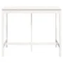 Hoher Stehtisch aus massivem weißem Kiefernholz, 140 x 80 x 110 cm von vidaXL, Küchen- und Esstische - Ref: Foro24-822158, Pr...