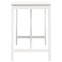 High bar table solid white pine wood 140x80x110 cm by vidaXL, Kitchen and dining tables - Ref: Foro24-822158, Price: 123,26 €...