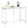 High bar table solid white pine wood 140x80x110 cm by vidaXL, Kitchen and dining tables - Ref: Foro24-822158, Price: 123,26 €...
