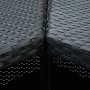 Schwarzer Eck-Stehtisch aus synthetischem Rattan, 100 x 50 x 105 cm von vidaXL, Küchen- und Esstische - Ref: Foro24-313481, P...