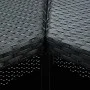 Schwarzer Eck-Stehtisch aus synthetischem Rattan, 100 x 50 x 105 cm von vidaXL, Küchen- und Esstische - Ref: Foro24-313481, P...