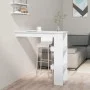 Mesa de bar de pared madera contrachapada blanco 102x45x103,5cm by vidaXL, Kitchen and dining tables - Ref: Foro24-811787, Pr...