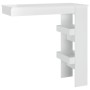 Mesa de bar de pared madera contrachapada blanco 102x45x103,5cm by vidaXL, Kitchen and dining tables - Ref: Foro24-811787, Pr...