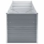 Arriate de jardín de acero galvanizado gris 320x80x77 cm de vidaXL, Maceteros y jardineras - Ref: Foro24-44844, Precio: 107,7...