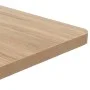 Hellbrauner MDF Bistrotisch 50x50 cm von vidaXL, Küchen- und Esstische - Ref: Foro24-286427, Preis: 134,16 €, Rabatt: %