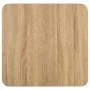 Hellbrauner MDF Bistrotisch 50x50 cm von vidaXL, Küchen- und Esstische - Ref: Foro24-286427, Preis: 134,16 €, Rabatt: %