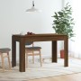 Oak brown engineered wood dining table 120x60x76 cm by vidaXL, Kitchen and dining tables - Ref: Foro24-815389, Price: 71,81 €...