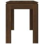Oak brown engineered wood dining table 120x60x76 cm by vidaXL, Kitchen and dining tables - Ref: Foro24-815389, Price: 71,81 €...