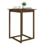 Mesa alta de bar madera maciza de pino marrón miel 80x80x110 cm de vidaXL, Mesas de cocina y de comedor - Ref: Foro24-822185,...
