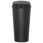Cubo de basura doble negro 50 L