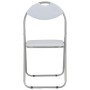 Folding dining chairs 6 units white synthetic leather by vidaXL, dining chairs - Ref: Foro24-284409, Price: 133,37 €, Discoun...