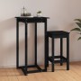 Stehtisch massives Kiefernholz schwarz 60x60x110 cm von vidaXL, Küchen- und Esstische - Ref: Foro24-822181, Preis: 78,00 €, R...