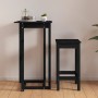 Stehtisch massives Kiefernholz schwarz 60x60x110 cm von vidaXL, Küchen- und Esstische - Ref: Foro24-822181, Preis: 78,00 €, R...