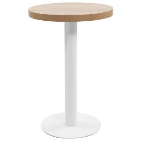 Light brown MDF bistro table 50 cm by vidaXL, Kitchen and dining tables - Ref: Foro24-286417, Price: 117,72 €, Discount: %