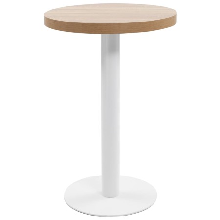 Hellbrauner MDF-Bistrotisch 50 cm von vidaXL, Küchen- und Esstische - Ref: Foro24-286417, Preis: 117,72 €, Rabatt: %