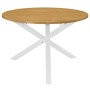 Mesa de comedor blanca 120x75 cm MDF de vidaXL, Mesas de cocina y de comedor - Ref: Foro24-247631, Precio: 251,33 €, Descuent...