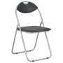 Klappbare Esszimmerstühle 2 Einheiten aus schwarzem Kunstleder von vidaXL, Essstühle - Ref: Foro24-284407, Preis: 67,93 €, Ra...