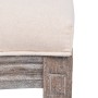 Dining chairs 2 units cream fabric by vidaXL, dining chairs - Ref: Foro24-244087, Price: 266,79 €, Discount: %