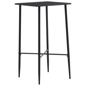 Schwarzer MDF-Küchenhochtisch 60x60x111 cm von vidaXL, Küchen- und Esstische - Ref: Foro24-281549, Preis: 115,19 €, Rabatt: %