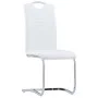 Freischwinger Esszimmerstühle 4 Einheiten Kunstleder weiß von vidaXL, Essstühle - Ref: Foro24-281778, Preis: 291,96 €, Rabatt: %