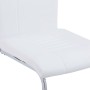 Freischwinger Esszimmerstühle 4 Einheiten Kunstleder weiß von vidaXL, Essstühle - Ref: Foro24-281778, Preis: 297,36 €, Rabatt: %