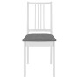 Sillas de comedor con cojines 4 unidades madera maciza blanca von vidaXL, Essstühle - Ref: Foro24-247637, Preis: 242,35 €, Ra...