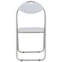 Folding dining chairs, 2 units, white synthetic leather by vidaXL, dining chairs - Ref: Foro24-284408, Price: 72,81 €, Discou...