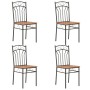 Dining chairs 4 units brown MDF by vidaXL, dining chairs - Ref: Foro24-281398, Price: 128,91 €, Discount: %